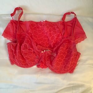 Chantelle lace bra and panty set